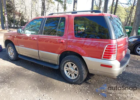 2002 Mercury Mountaineer из США, поврежденный, VIN 4M2ZU86E12ZJ19665